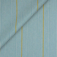 No.9 Thompson Cabin Stripe Turquoise Fabric N9012340003