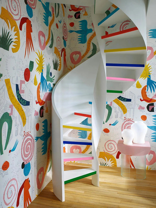 Pierre Frey Le Chemin Des Etoiles Multicolore Wallpaper Sample FP203001