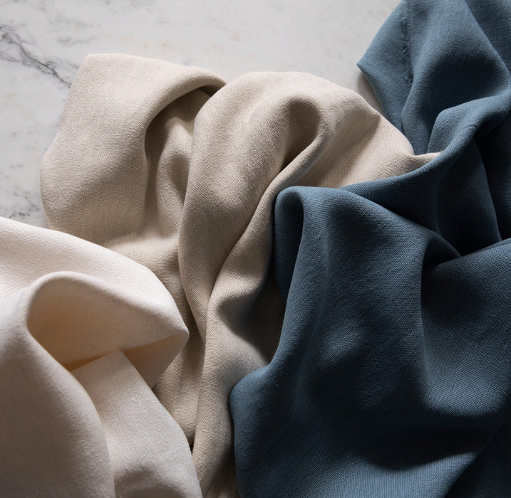 Marvic Textiles Cosimo Linen Blue Fabric 1114-5