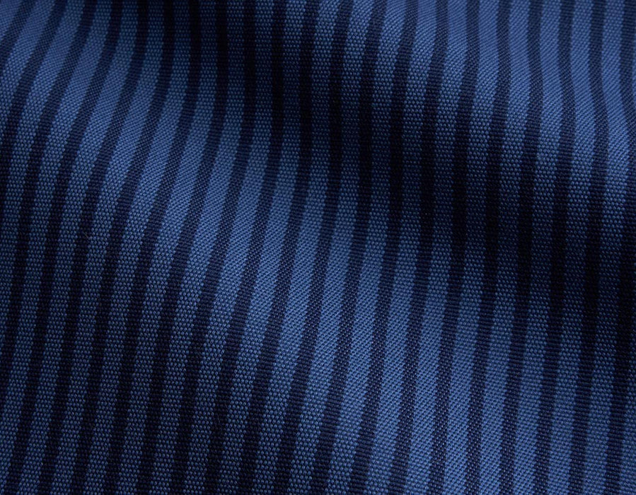 Perennials Jake Stripe Blue Jean Fabric Sample 800-501