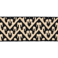 Schumacher Tivoli Tape Black Trim 80010