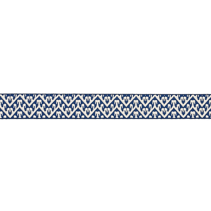 Schumacher Tivoli Tape Blue Trim 80011