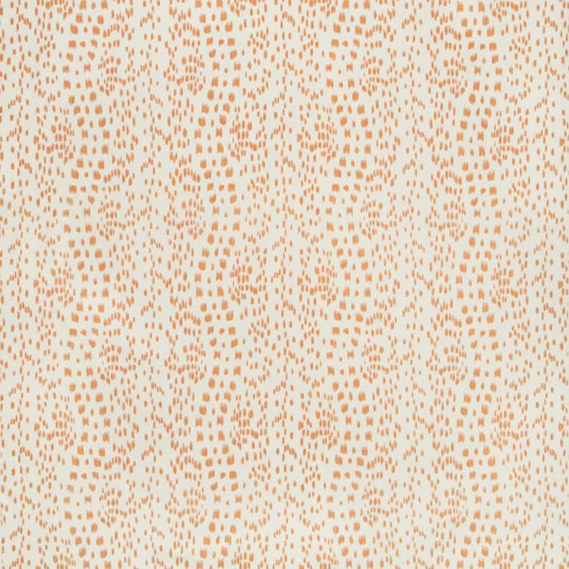 Brunschwig & Fils Les Touches Tangerine Fabric Sample 8012138.12.0