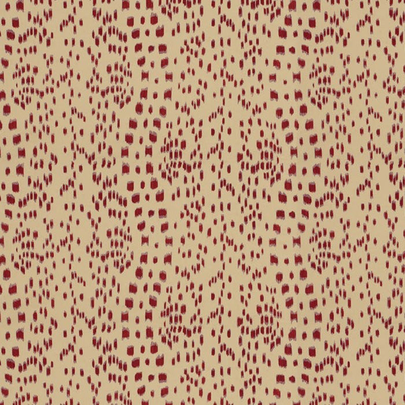 Brunschwig & Fils Les Touches Bordeaux Fabric Sample 8012138.9.0