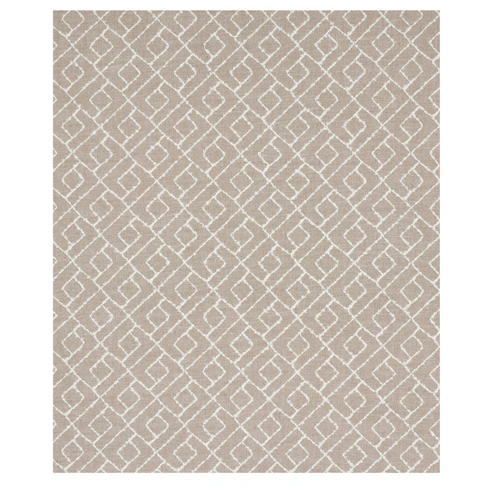Schumacher Durant Embroidery Natural Fabric 80130