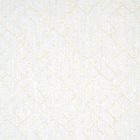 Schumacher Durant Embroidery Ivory Fabric 80131