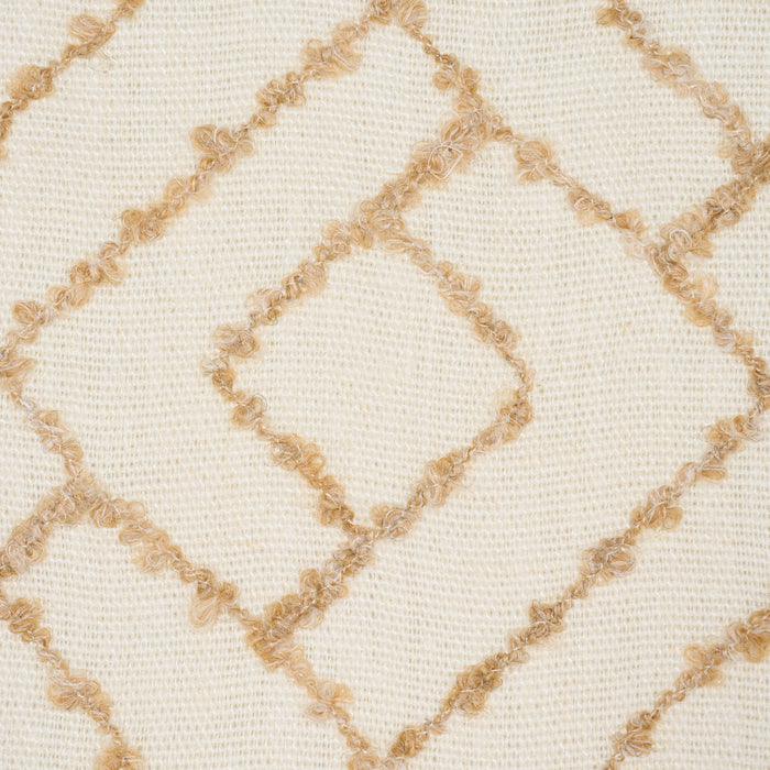 Schumacher Linen Gesso Vinyl Flax Wallpaper Schumacher 5017283