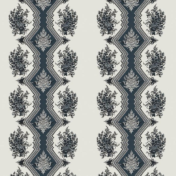 Brunschwig & Fils Coppelia Satin White Fabric Sample 8015139.1.0