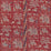 Brunschwig & Fils Aralam Print Flame/Cadet Fabric Sample 8015175.195.0