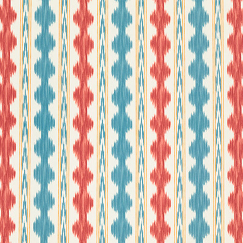Brunschwig & Fils Avera Print Red Fabric Sample 8018120.95.0