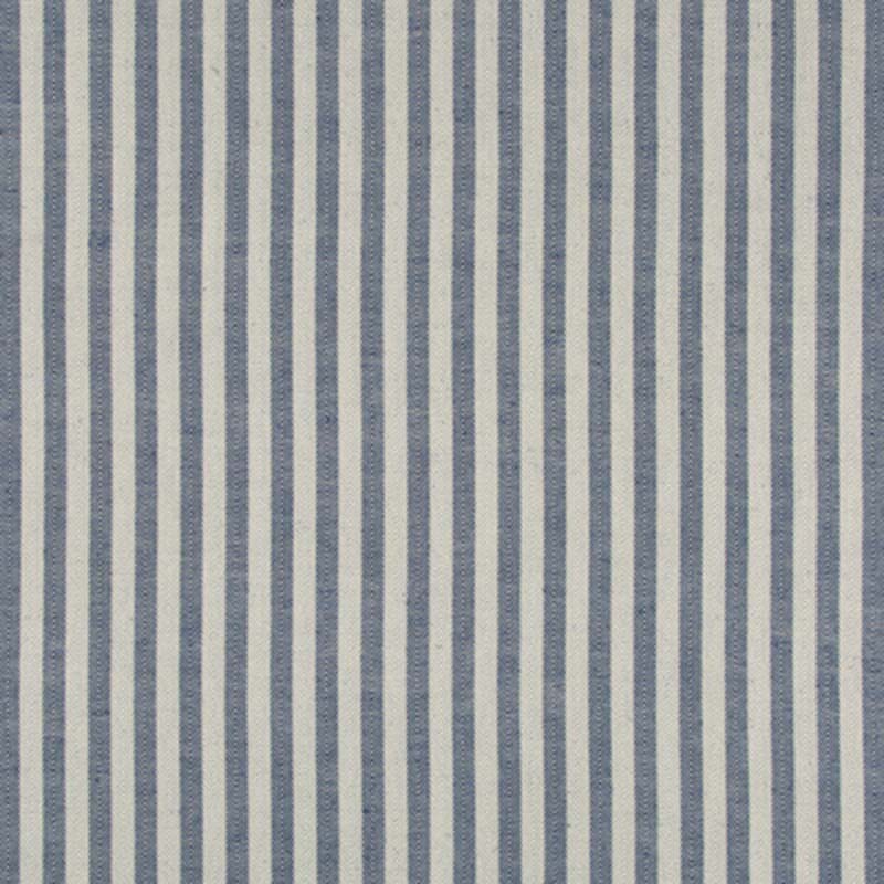 Brunschwig & Fils Rollo Stripe Indigo Fabric Sample 8019102.50.0