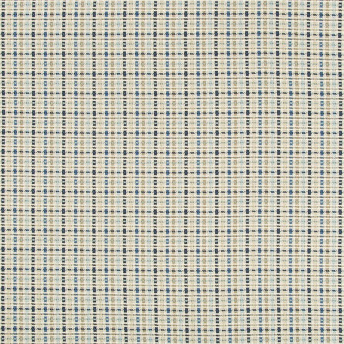 Brunschwig & Fils Marollen Texture Blue/Tan Fabric Sample 8019121.516.0