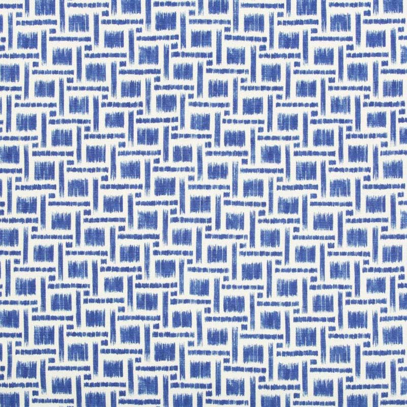 Brunschwig & Fils Mira Print Blue Fabric Sample 8019135.5.0