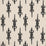 Schumacher Baracoa Embroidery Black Fabric 80200