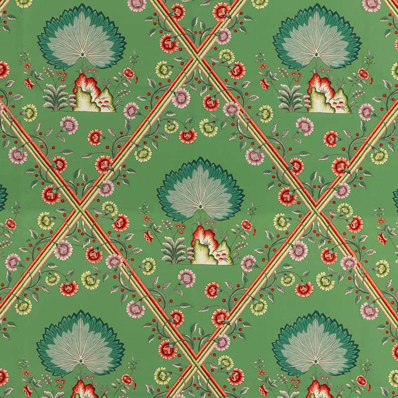 Brunschwig & Fils Loire Print Emerald Fabric Sample 8020123.53.0