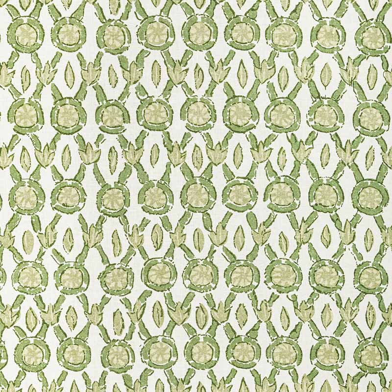 Brunschwig & Fils Galon Print Leaf Fabric Sample 8022103.33.0