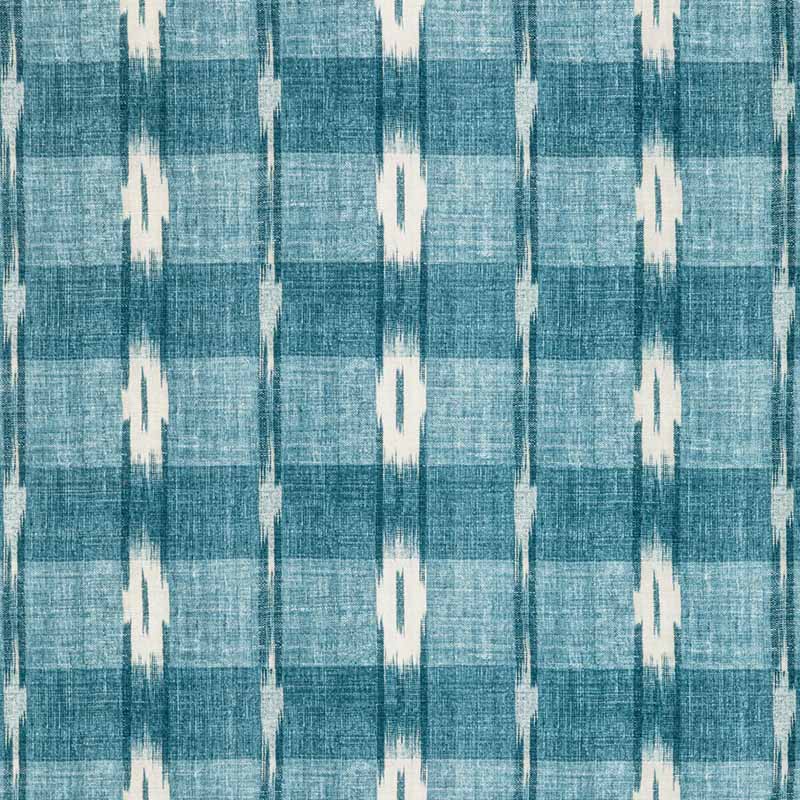 Brunschwig & Fils Girard Print Teal Fabric Sample 8022106.13.0