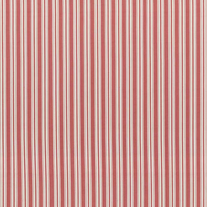 Brunschwig & Fils Selune Stripe Red Fabric Sample 8022118.19.0