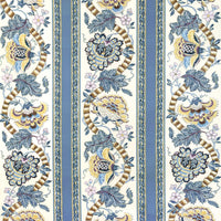 Brunschwig & Fils Lauris Print Blue/Gold Fabric 8023106.54.0