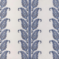 Brunschwig & Fils Yara Paisley Emb Blue Fabric 8023112.55.0