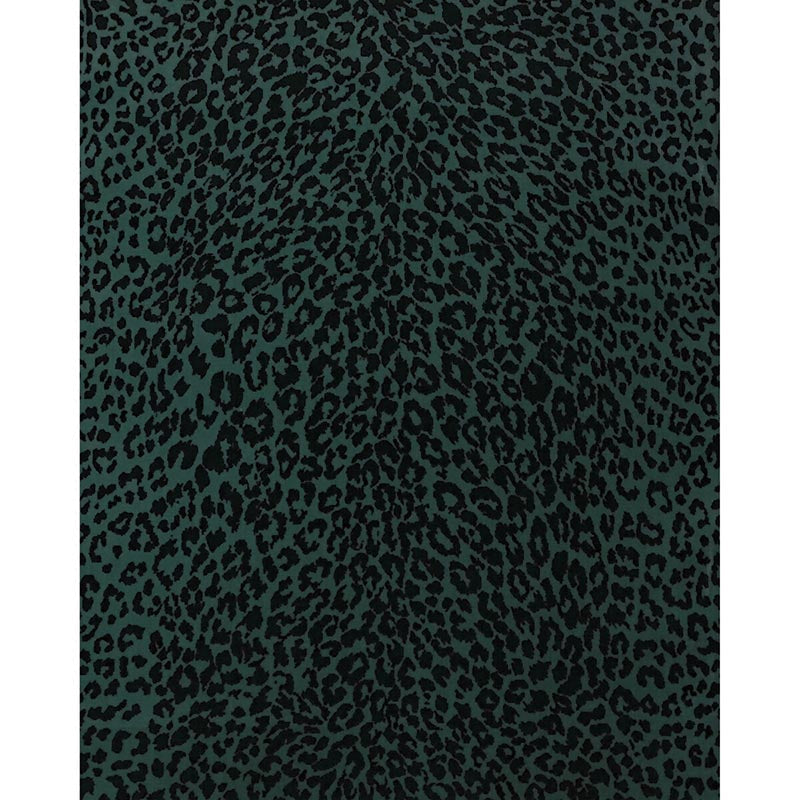 Brunschwig & Fils Madeleine'S Leopard Teal Fabric Sample 8023127.313.0