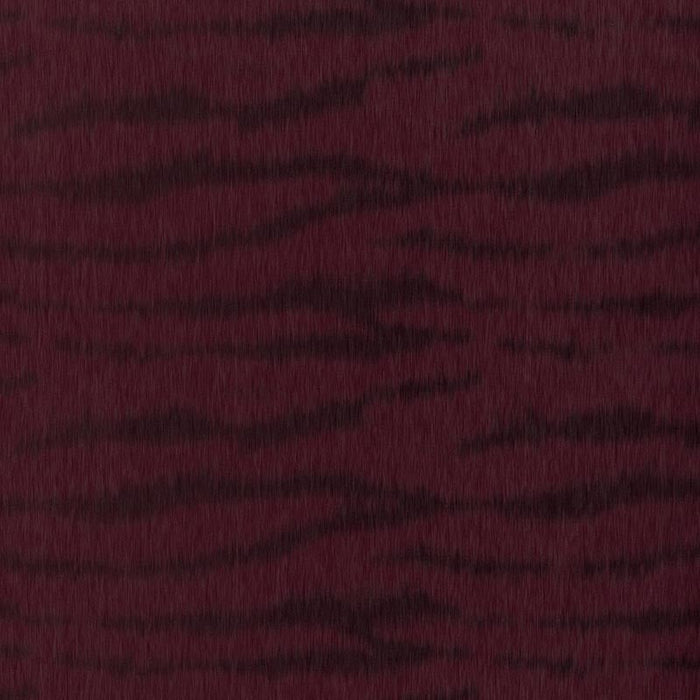 Brunschwig & Fils Tigre Warp Print Plum Fabric Sample 8023137.10.0