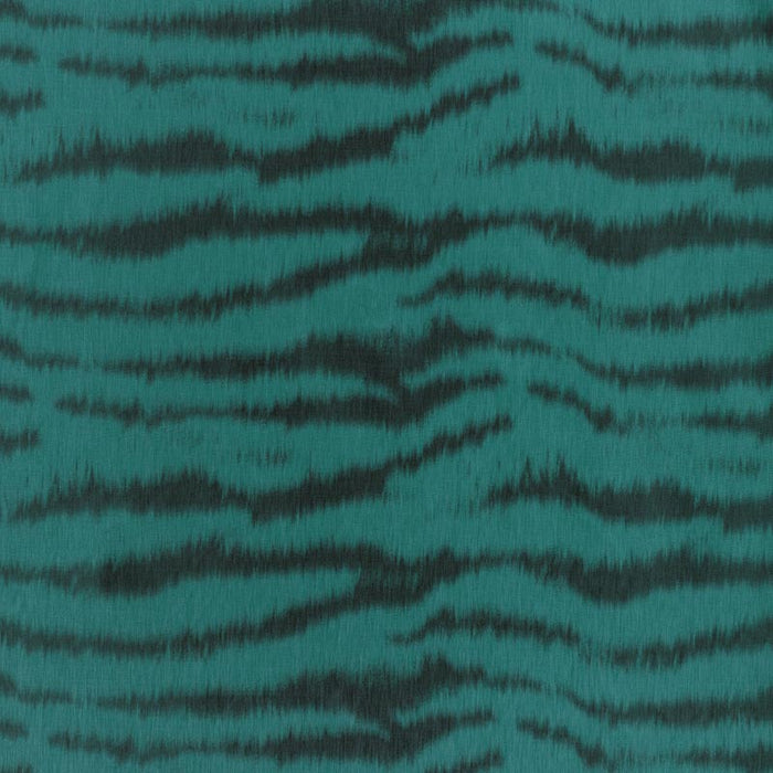 Brunschwig & Fils Tigre Warp Print Teal Fabric Sample 8023137.13.0