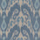 Brunschwig & Fils Bukara Warp Print Blue Fabric Sample 8023146.155.0