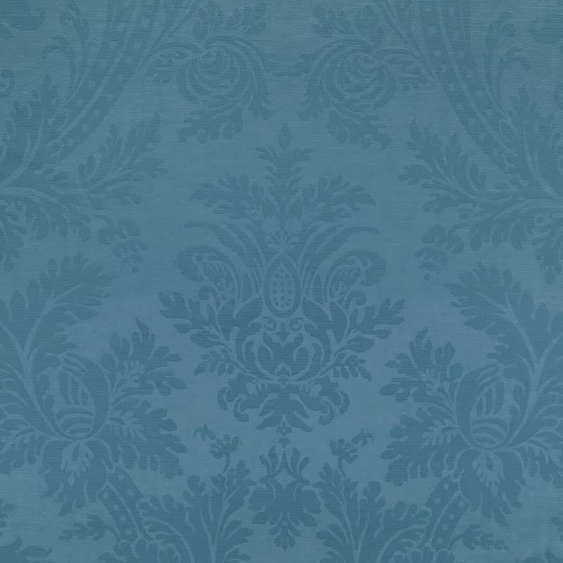 Brunschwig & Fils Arnaud Damask Blue Fabric 8023150.5.0