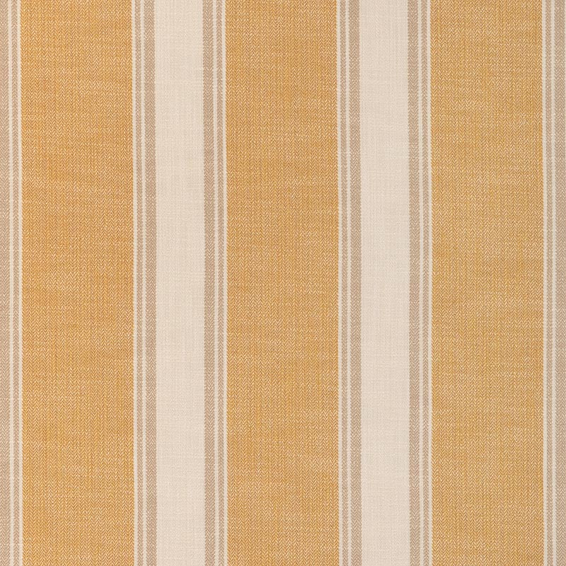 Brunschwig & Fils La Riviera Stripe Ochre Fabric Sample 8024120.416.0