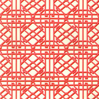 Brunschwig & Fils Pavilion Trellis Red Fabric 8024122.19.0