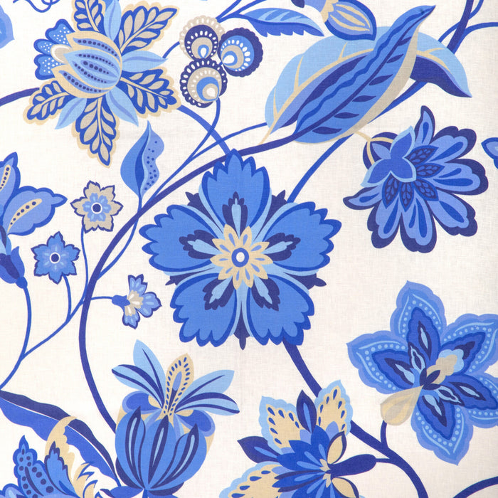 Brunschwig & Fils Botanique Print Blue Fabric Sample 8024123.55.0