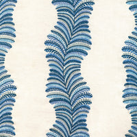 Brunschwig & Fils Rowan Emb Blue Fabric 8024129.55.0