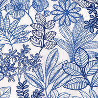 Brunschwig & Fils Woodruff Emb Blue Fabric 8024131.550.0
