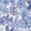 Brunschwig & Fils Woodruff Emb Blue Fabric Sample 8024131.550.0