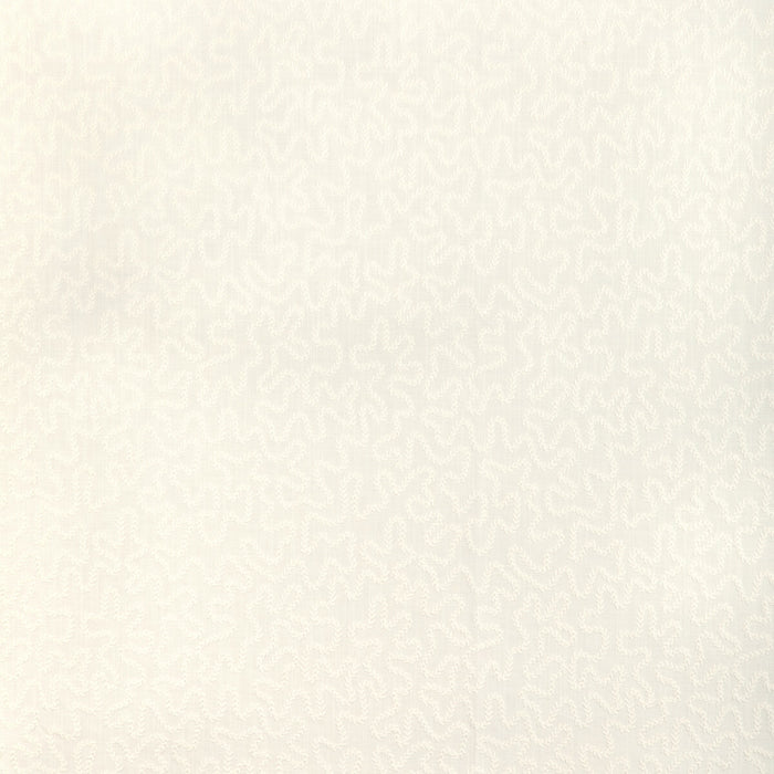 Brunschwig & Fils Bramble Emb Ivory Fabric Sample 8024132.1.0