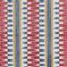 Brunschwig & Fils Flamme Velvet Red/Blue Fabric Sample 8025102.195.0
