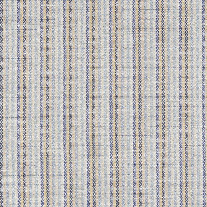 Brunschwig & Fils Moret Weave Blue/Gold Fabric Sample 8025106.54.0