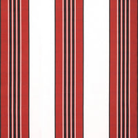 Brunschwig & Fils Rayure Marcellin Rouge Fabric 8025113.19.0