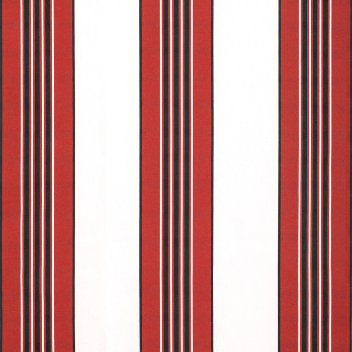 Brunschwig & Fils Rayure Marcellin Rouge Fabric 8025113.19.0