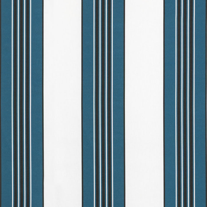 Brunschwig & Fils Rayure Marcellin Blue Fabric Sample 8025113.5.0