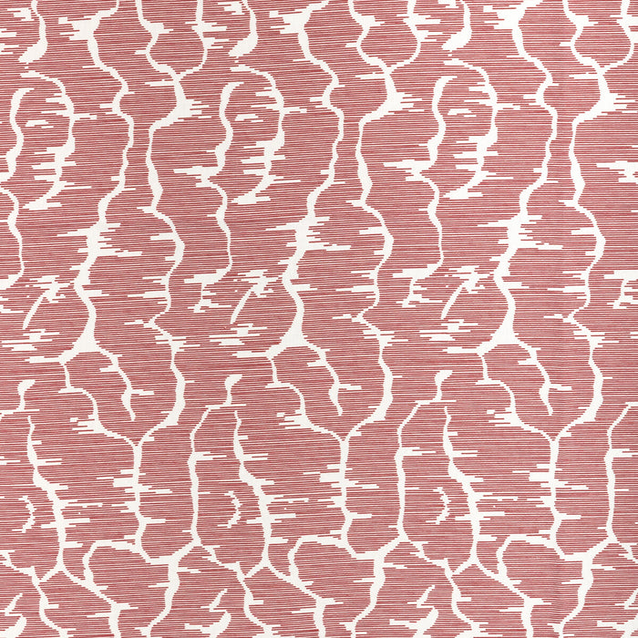 Brunschwig & Fils Leves Rouge Fabric Sample 8025114.19.0