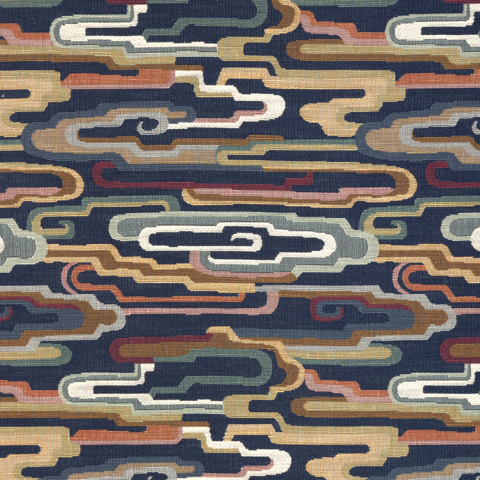 Brunschwig & Fils Nuage Tapestry Navy Fabric 8025119.50.0