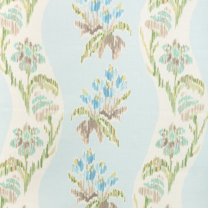 Brunschwig & Fils Loring Print Pool Fabric Sample 8025129.153.0