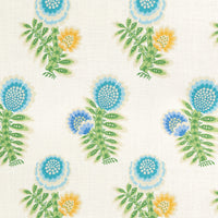 Brunschwig & Fils Kumaly Print Marine Fabric 8025132.353.0