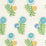 Brunschwig & Fils Kumaly Print Marine Fabric 8025132.353.0