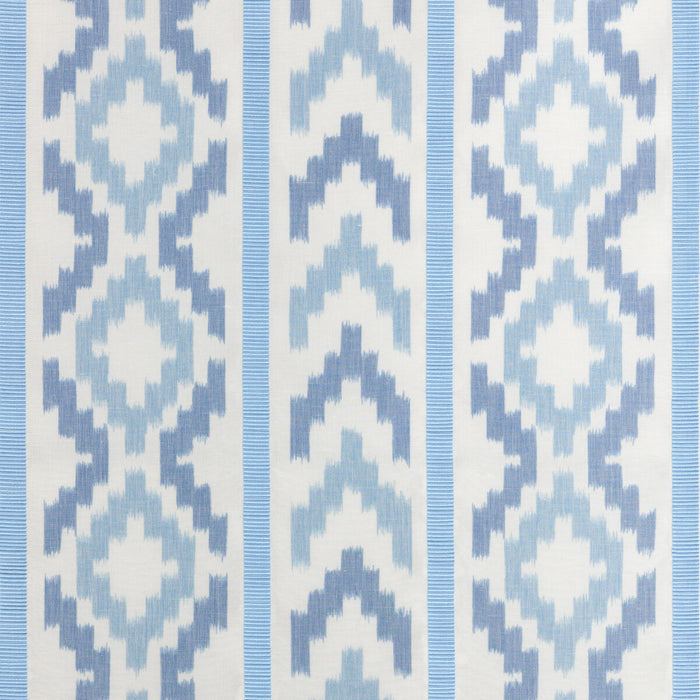 Brunschwig & Fils Sarlat Warp Print Blue Fabric 8025135.55.0