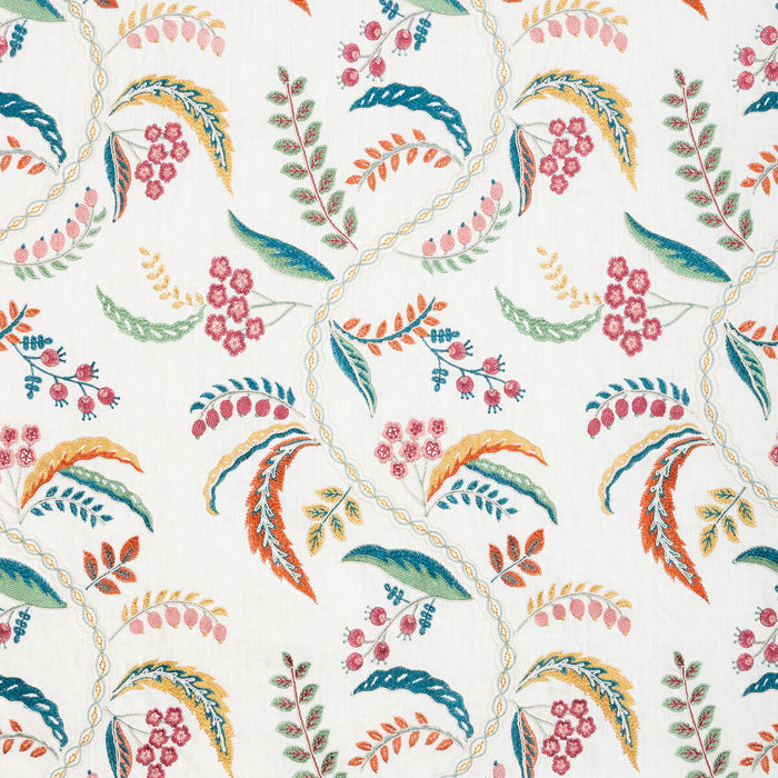 Brunschwig & Fils Genive Emb Jewel Fabric 8025136.3524.0