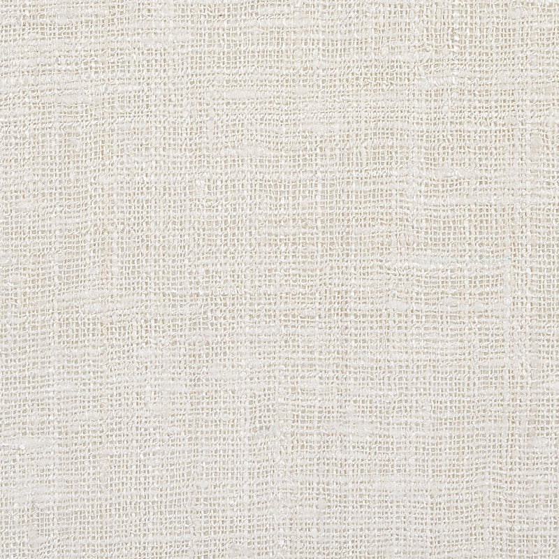Schumacher Rustic Silk Matka Ivory Fabric Sample 80260
