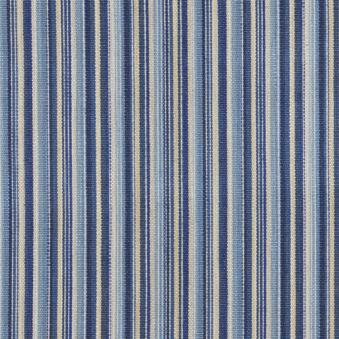 Brunschwig & Fils Cantal Stripe Blue Fabric Sample 8026101.55.0